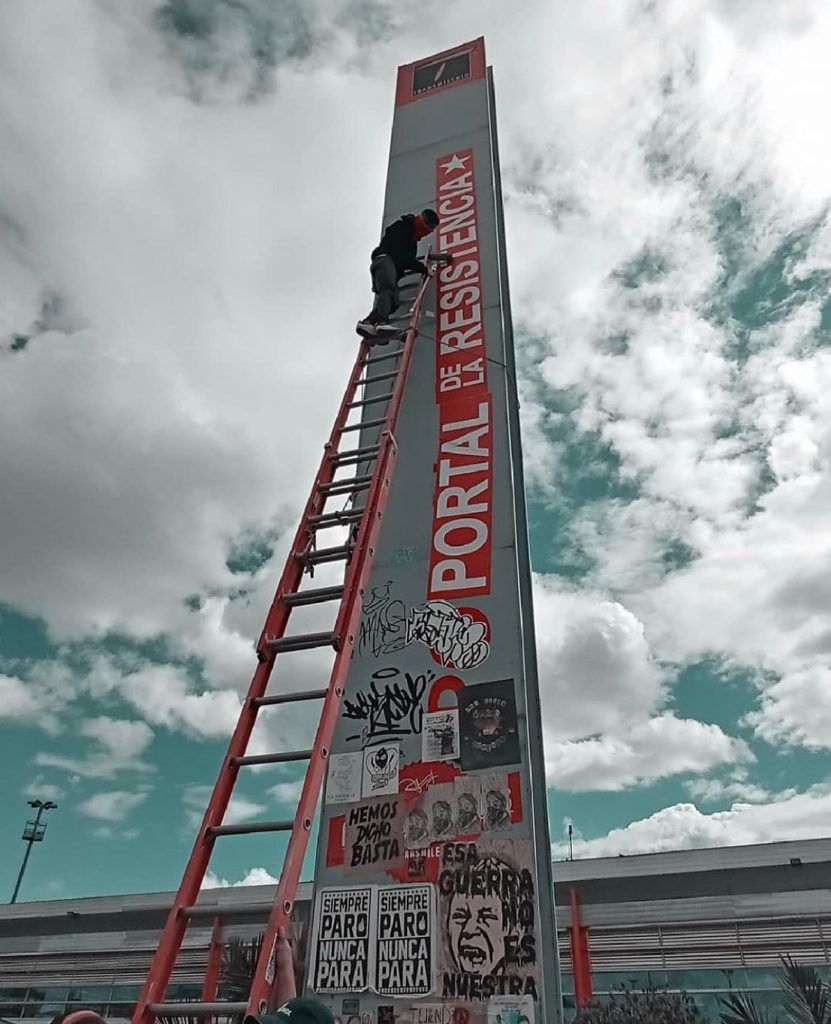 Portal de la Resistencia en Bogotá