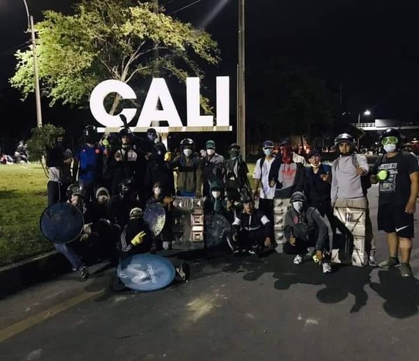 Los jóvenes de la Primera Línea en Cali 